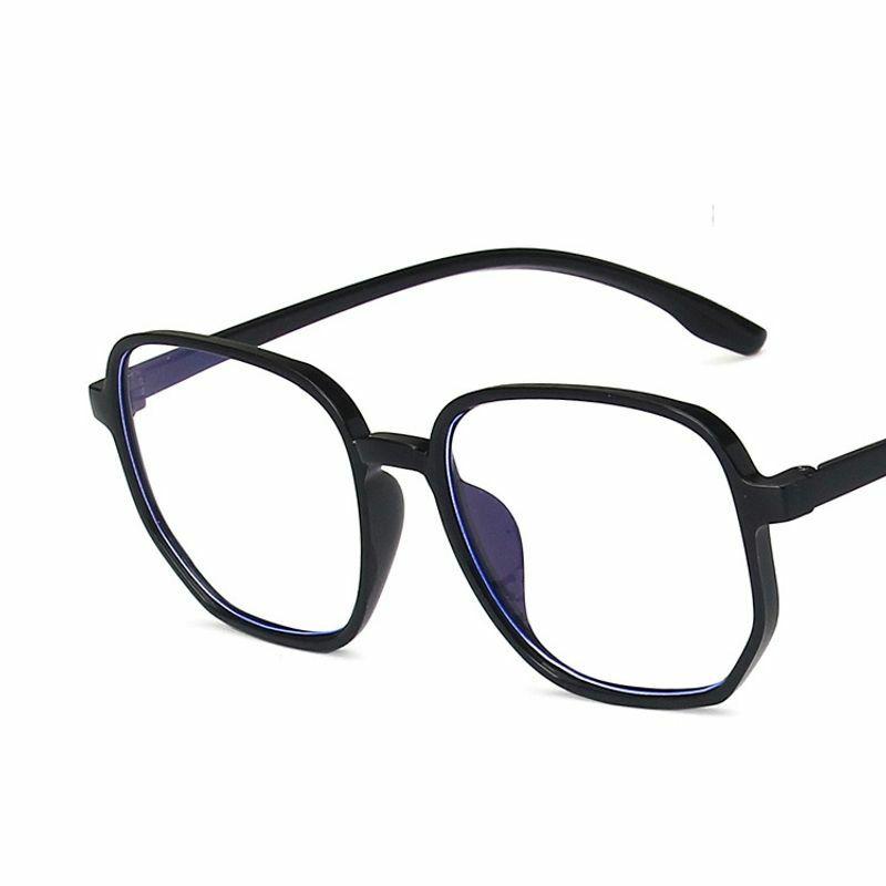 Optical Glasses | irregular flat glasses frame round face anti-blue light trend glasses Glasses Optical Glasses