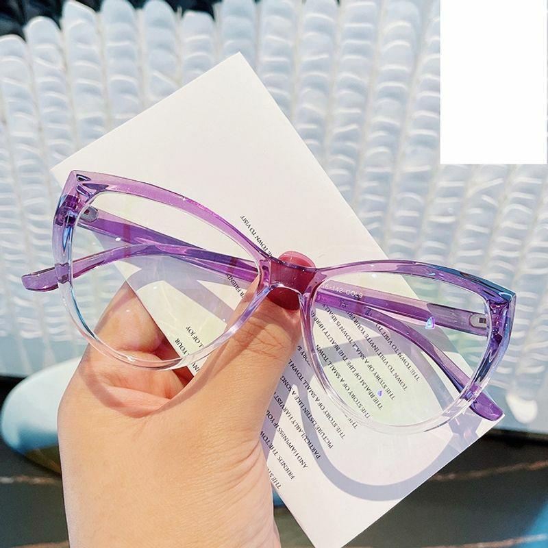 Optical Glasses | retro cat eye anti-blue light plain glasses frame new flat mirror Glasses Optical Glasses