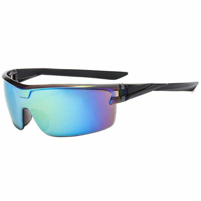 Sports Sunglasses | basic gradient color pc special-shaped mirror half frame sports sunglasses Glasses Sports Sunglasses