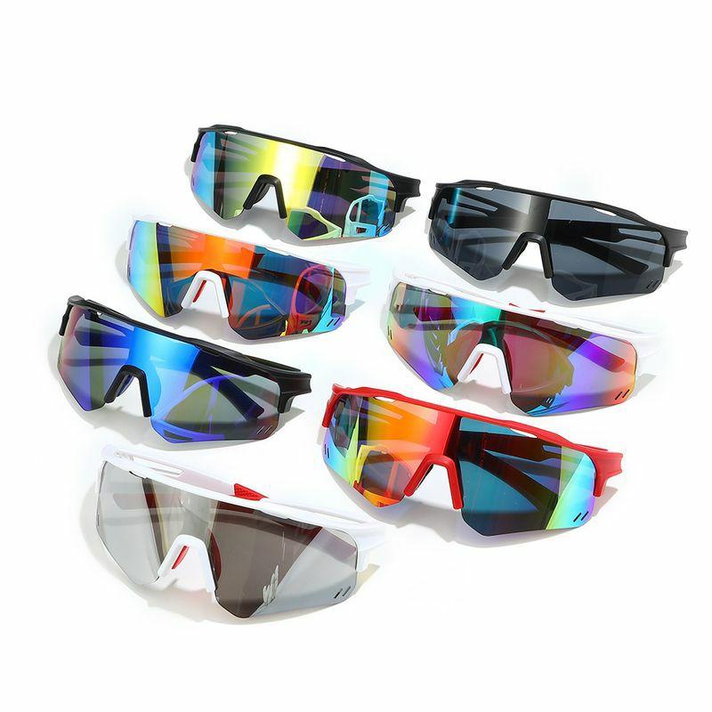 Sports Sunglasses | casual color block pc special-shaped mirror ring full frame sports sunglasses Glasses Sports Sunglasses