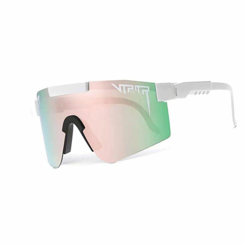 Sports Sunglasses | hip-hop exaggerated punk gradient color pc special-shaped mirror clips sports sunglasses Glasses Sports Sunglasses