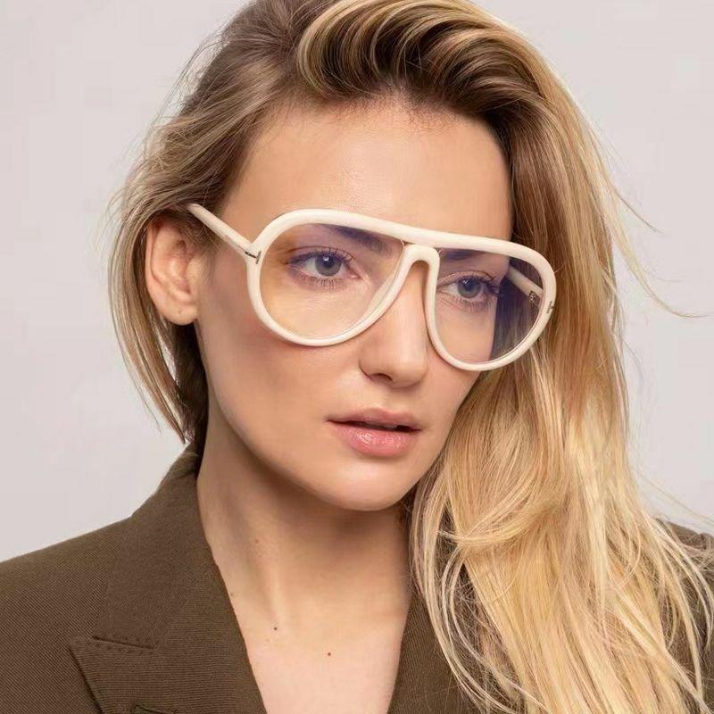 Women’s Sunglasses | casual solid color pc round frame full frame women’s sunglasses Glasses Women's Sunglasses