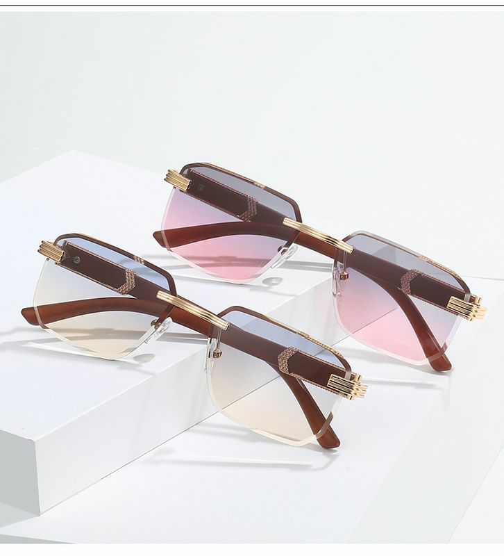 Women’s Sunglasses | Casual Solid Color Pc Special-Shaped Mirror Frameless Sunglasses Glasses Women's Sunglasses