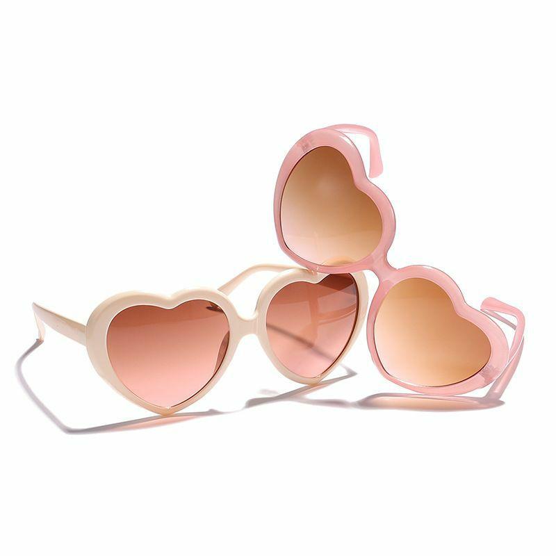 Women’s Sunglasses | Cute Sweet Simple Style Heart Shape Pc Heart Shape Full Frame Sunglasses Glasses Women's Sunglasses