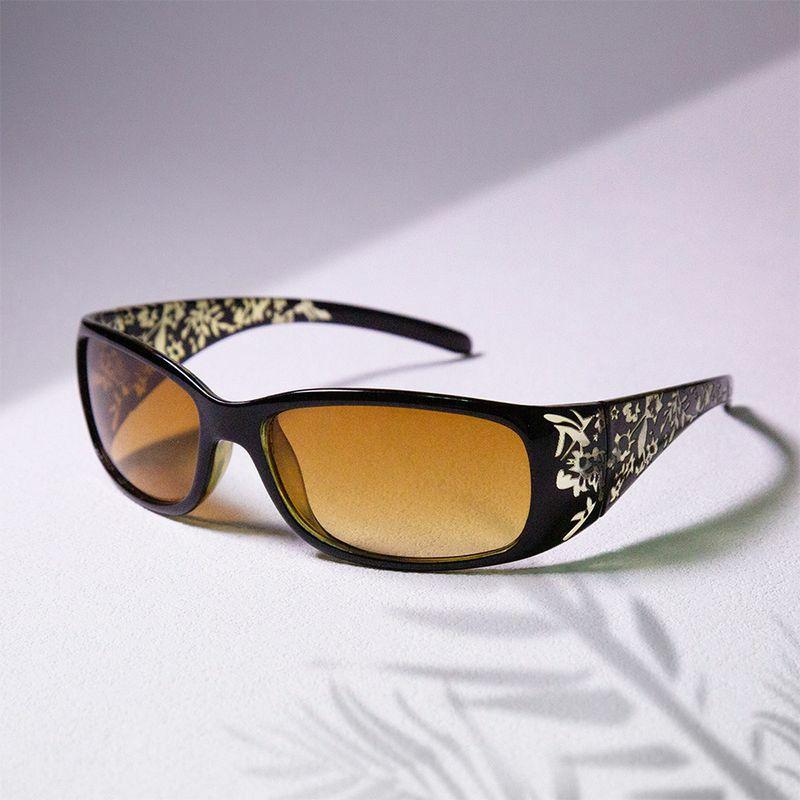 Women’s Sunglasses | Elegant Glam Retro Printing Pc Square Full Frame Sunglasses Glasses Women's Sunglasses