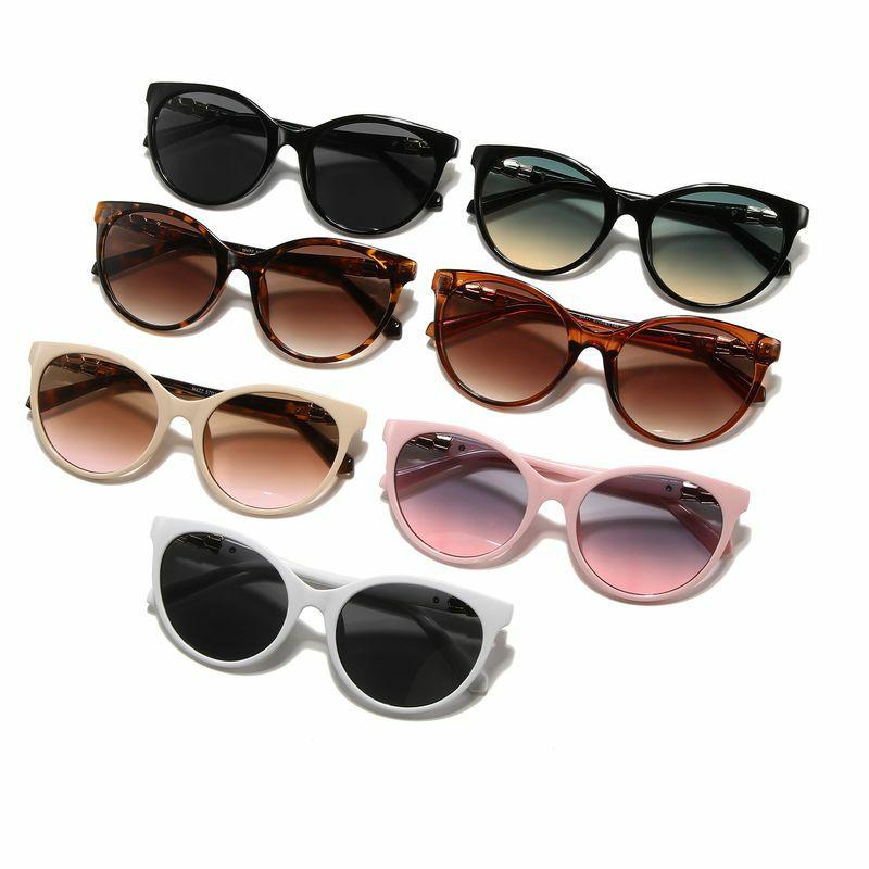 Women’s Sunglasses | elegant simple style color block pc cat eye full frame women’s sunglasses Glasses Women's Sunglasses