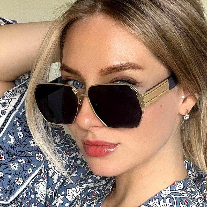 Women’s Sunglasses | fashion color block pc square full frame women’s sunglasses Glasses Women's Sunglasses