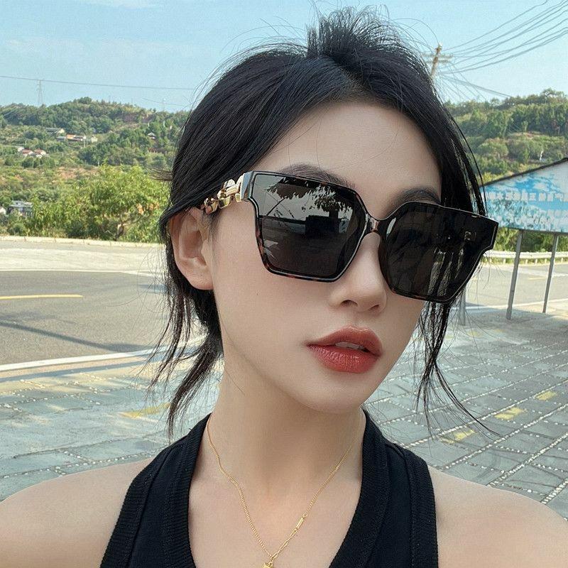 Women’s Sunglasses | fashion geometric pc resin square metal full frame women’s sunglasses Glasses Women's Sunglasses