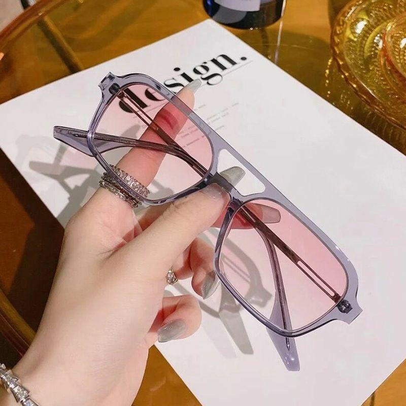 Women’s Sunglasses | fashion simple double beam hollow sunglasses Glasses Women's Sunglasses