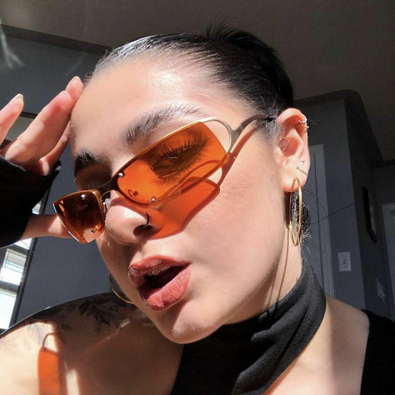 Women’s Sunglasses | hip-hop geometric pc oval frame  full frame women’s sunglasses Glasses Women's Sunglasses