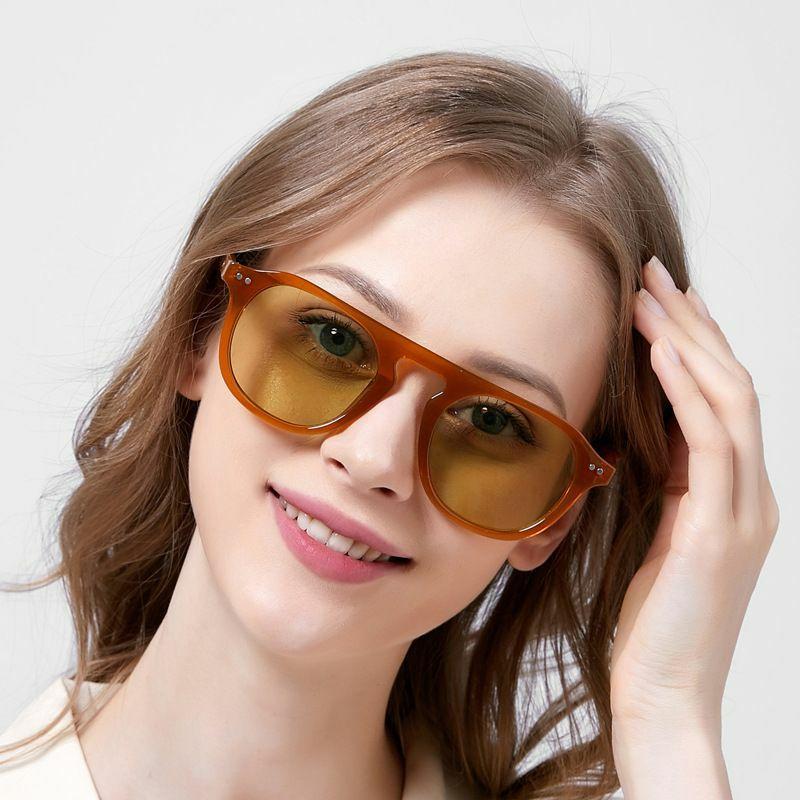 Women’s Sunglasses | Modern Style Simple Style Solid Color Pc Special-Shaped Mirror Full Frame Glasses Glasses Women's Sunglasses