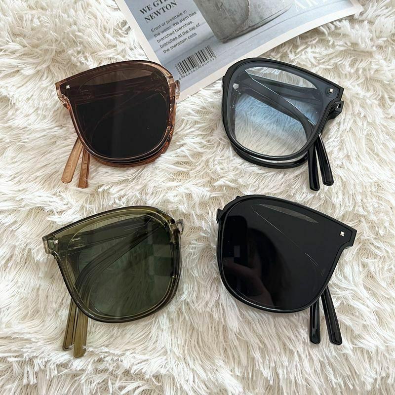 Women’s Sunglasses | new fashion foldable square solid color  uv protection pc sunglasses Glasses Women's Sunglasses