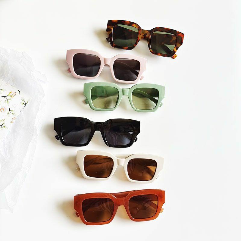 Women’s Sunglasses | new retro style color square frame sunglasses Glasses Women's Sunglasses