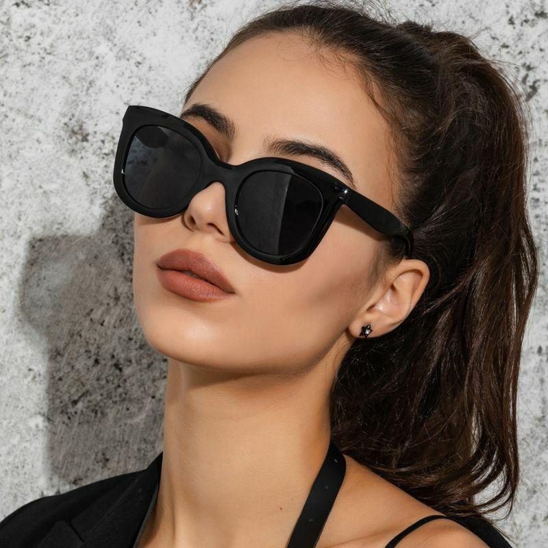 Women’s Sunglasses | new round cat eye big frame geometric sunglasses wholesale Glasses Women's Sunglasses