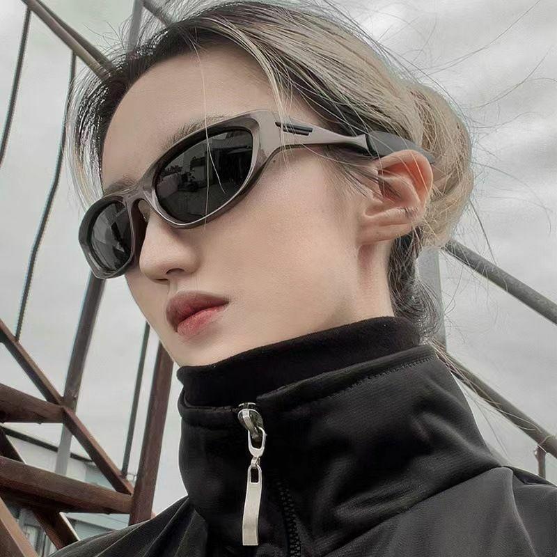 Women’s Sunglasses | punk streetwear solid color ac square full frame women’s sunglasses Glasses Women's Sunglasses