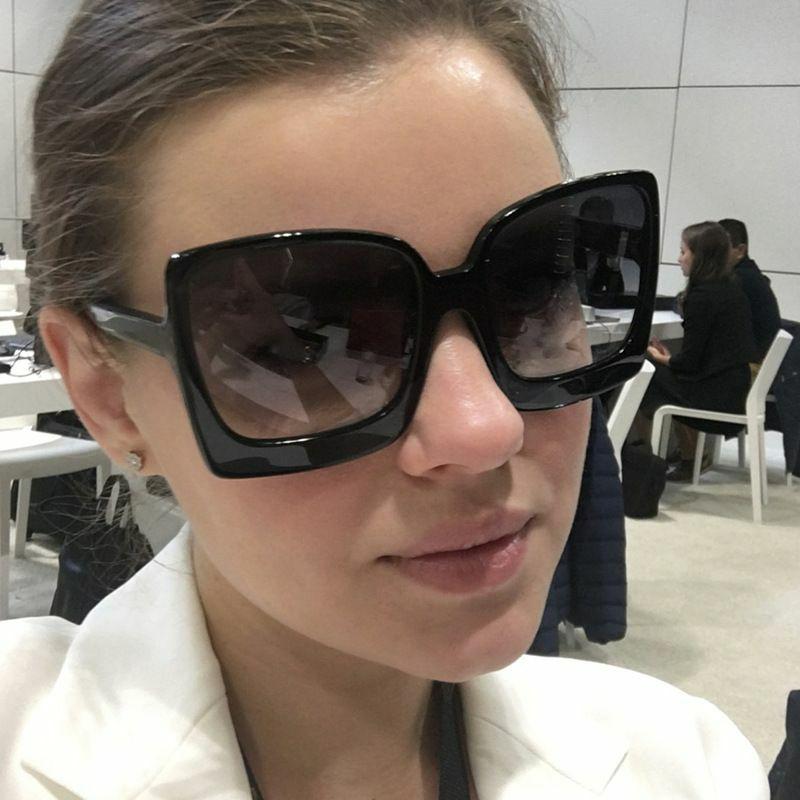 Women’s Sunglasses | retro geometric ac square full frame women’s sunglasses Glasses Women's Sunglasses