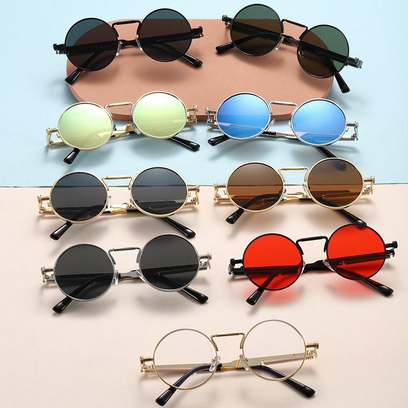 Women’s Sunglasses | Retro Solid Color Pc Round Frame Full Frame Glasses Glasses Women's Sunglasses