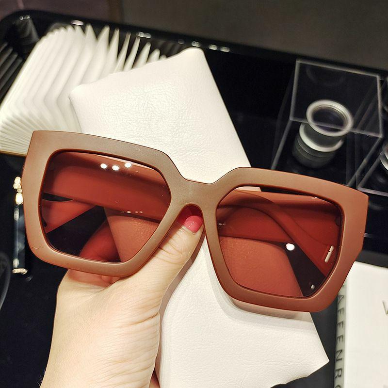 Women’s Sunglasses | simple square frosted rough frame sunglasses wholesale nihaojewelry Glasses Women's Sunglasses