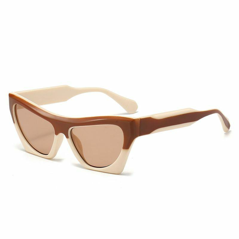 Women’s Sunglasses | Simple Style Color Block Pc Cat Eye Full Frame Sunglasses Glasses Women's Sunglasses