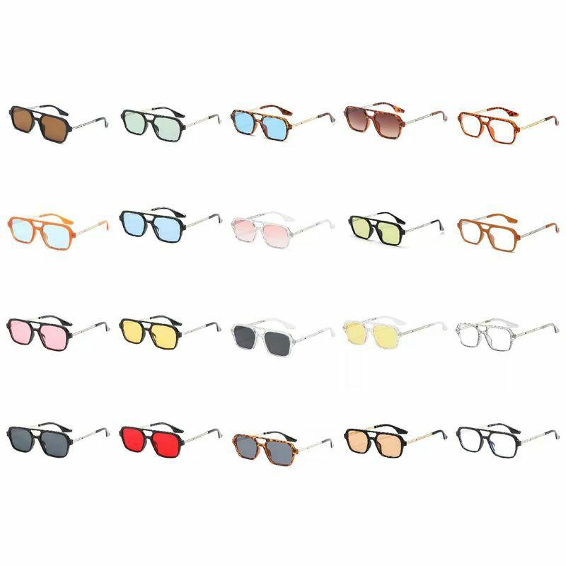 Women’s Sunglasses | simple style color block pc square full frame women’s sunglasses Glasses Women's Sunglasses