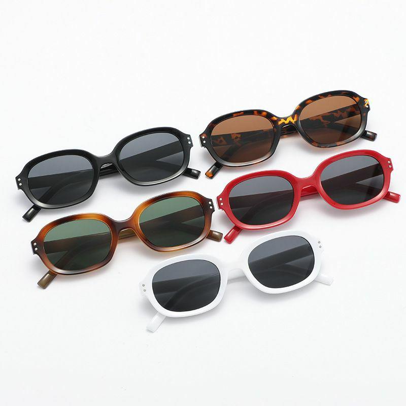 Women’s Sunglasses | simple style commute color block pc oval frame full frame women’s sunglasses Glasses Women's Sunglasses