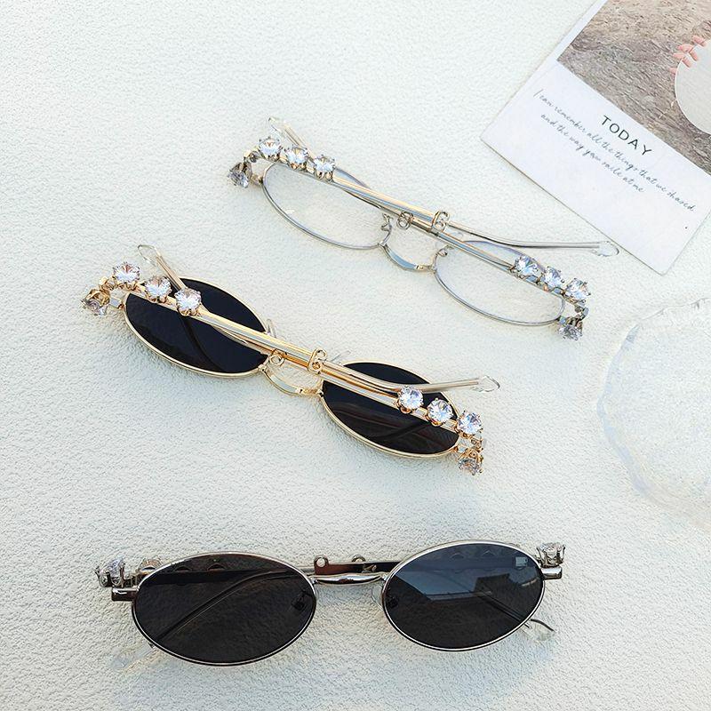 Women’s Sunglasses | simple style geometric pc resin oval frame full frame women’s sunglasses Glasses Women's Sunglasses