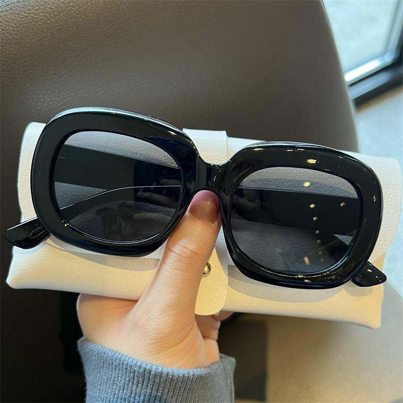 Women’s Sunglasses | simple style solid color pc square full frame women’s sunglasses Glasses Women's Sunglasses