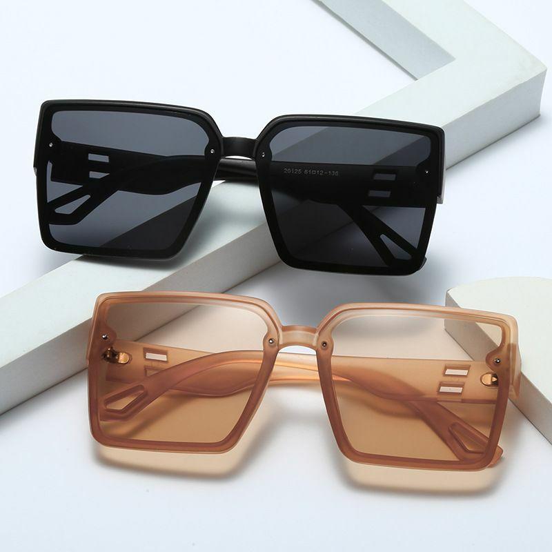 Women’s Sunglasses | simple style solid color pc square full frame women’s sunglasses Glasses Women's Sunglasses