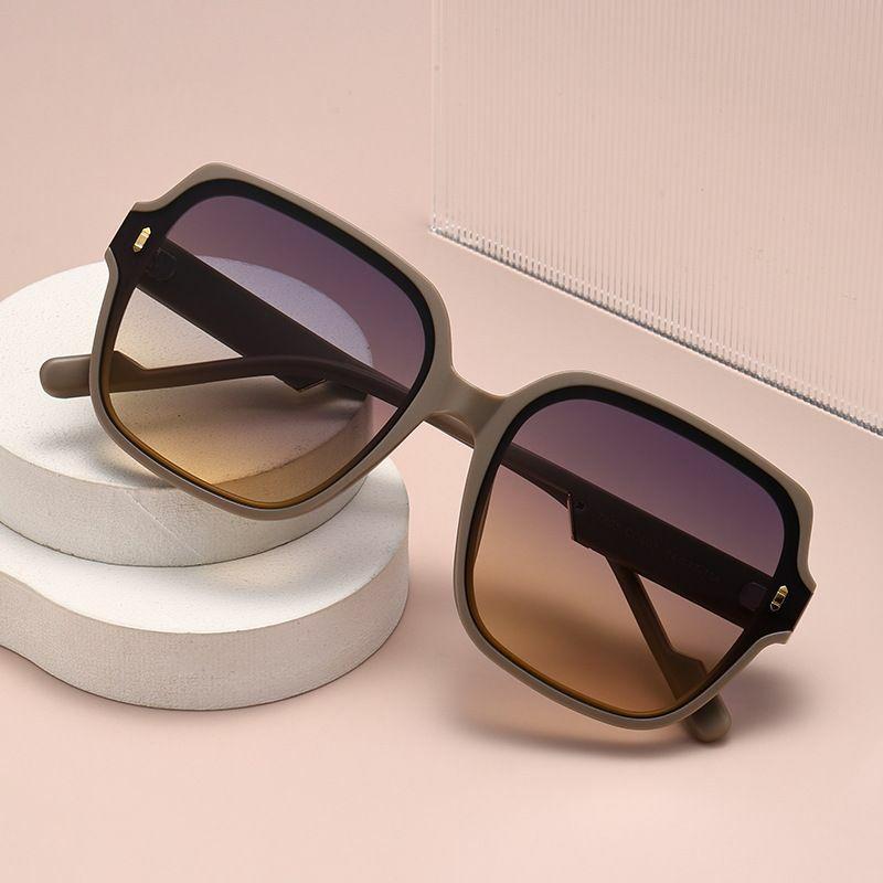 Women’s Sunglasses | Simple Style Solid Color Tac Square Full Frame Glasses Glasses Women's Sunglasses