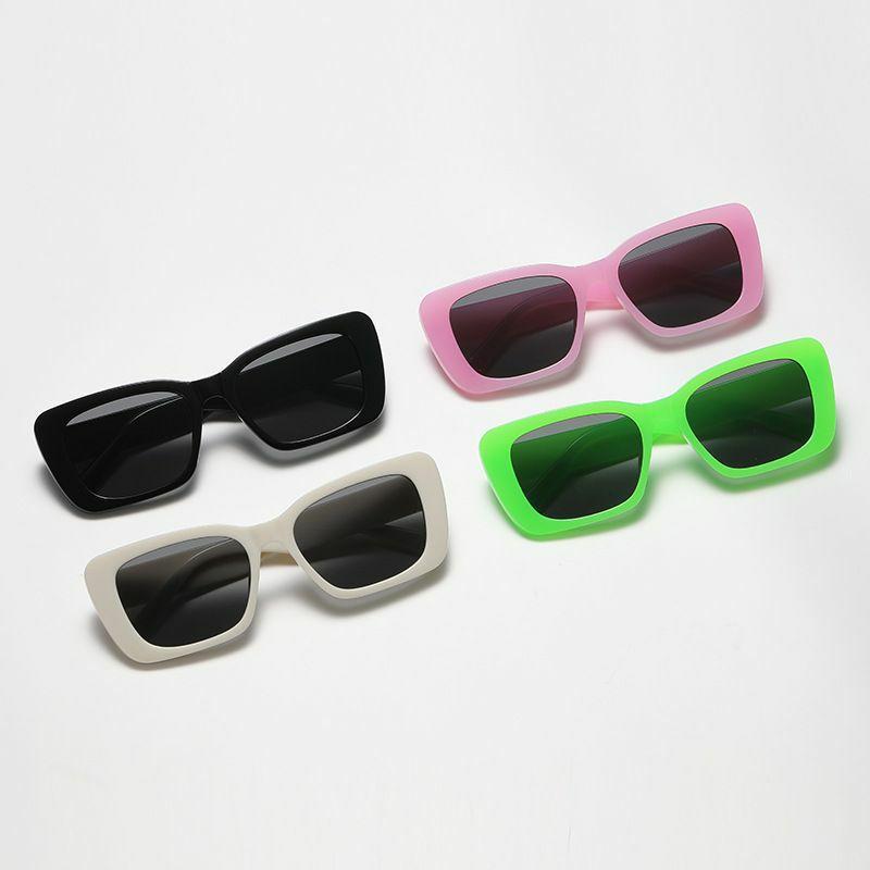 Women’s Sunglasses | Simple Style Streetwear Solid Color Pc Square Full Frame Sunglasses Glasses Women's Sunglasses