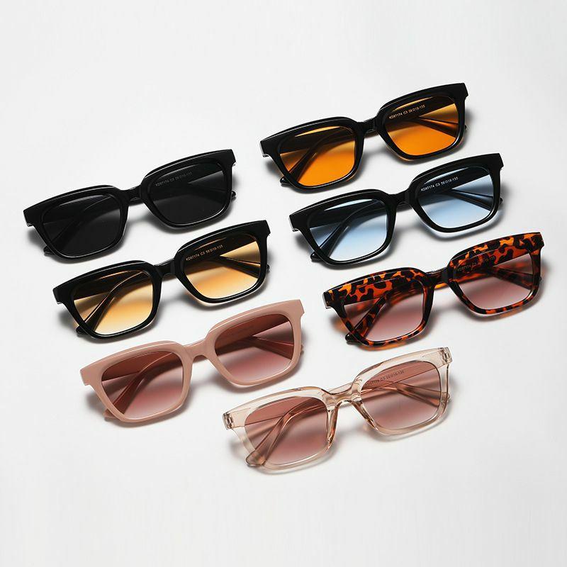 Women’s Sunglasses | Simple Style Streetwear Solid Color Pc Square Full Frame Sunglasses Glasses Women's Sunglasses