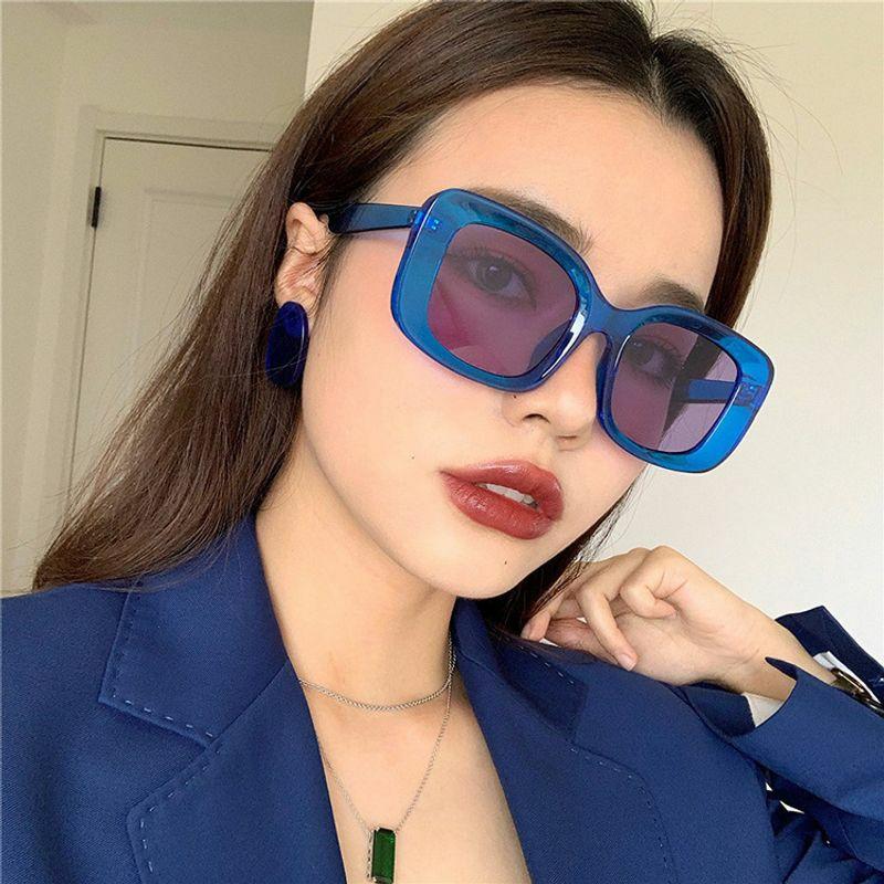 Women’s Sunglasses | square sunglasses ladies sunglasses retro blue sunglasses Glasses Women's Sunglasses