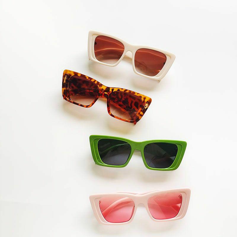 Women’s Sunglasses | unisex casual color block leopard resin cat glasses sunglasses Glasses Women's Sunglasses