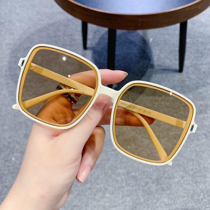 Women’s Sunglasses | unisex fashion solid color ac square full frame sunglasses Glasses Women's Sunglasses