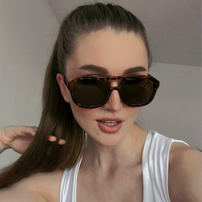 Women’s Sunglasses | women’s casual fashion sports geometric resin square full frame sunglasses Glasses Women's Sunglasses