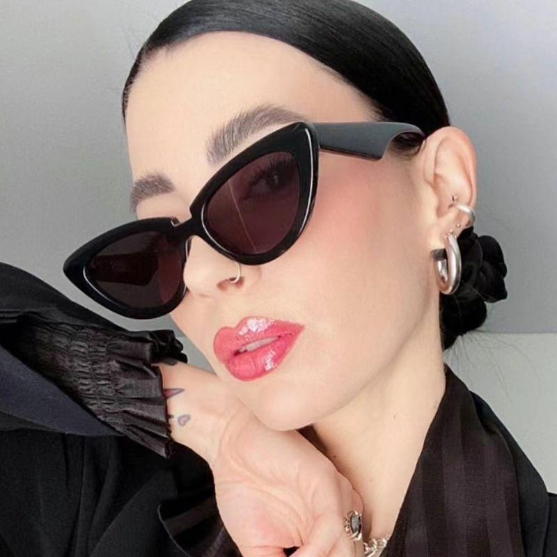 Women’s Sunglasses | women’s casual solid color ac cat glasses sunglasses Glasses Women's Sunglasses