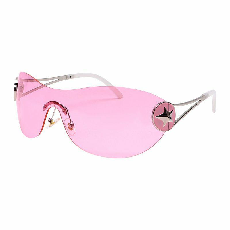 Women’s Sunglasses | y2k pentagram pc special-shaped mirror frameless women’s sunglasses Glasses Women's Sunglasses