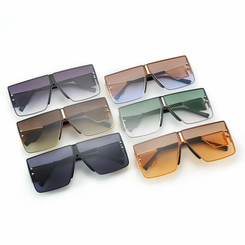 Women’s Sunglasses | elegant retro geometric pc special-shaped mirror frameless women’s sunglasses Glasses Women's Sunglasses