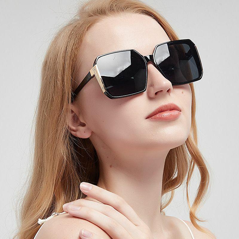 Women’s Sunglasses | Elegant Simple Style Gradient Color Ac Square Full Frame Sunglasses Glasses Women's Sunglasses