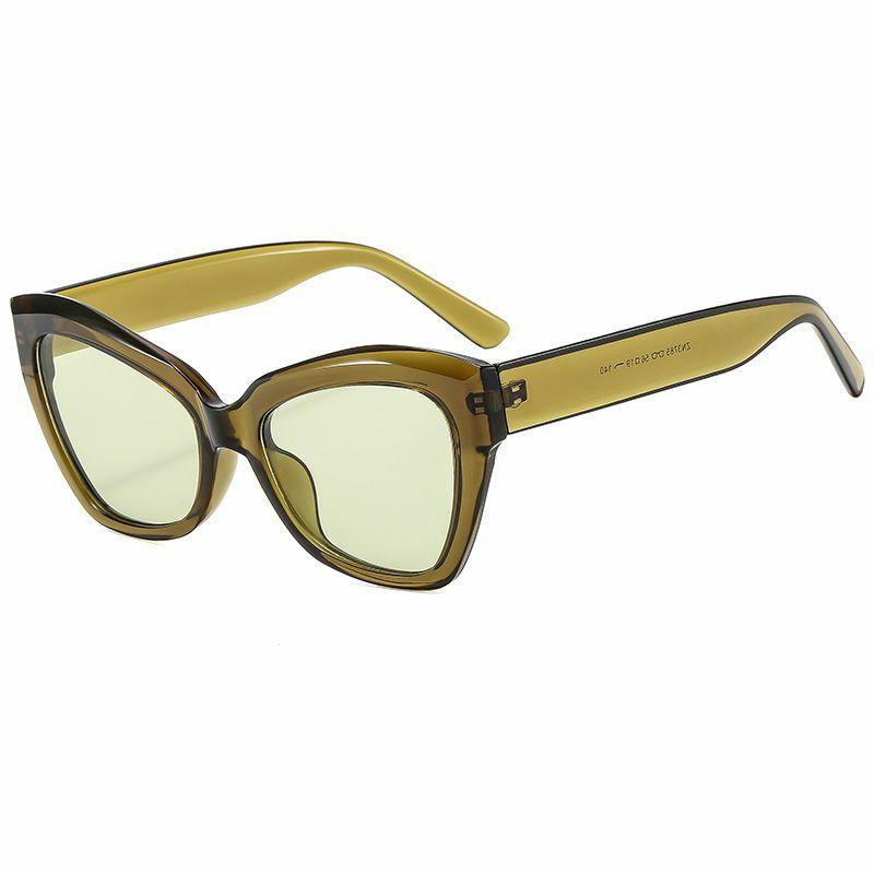 Women’s Sunglasses | Streetwear Solid Color Leopard Ac Butterfly Frame Full Frame Sunglasses Glasses Women's Sunglasses